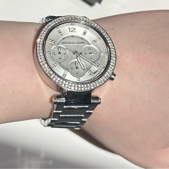 Michael Kors Parker MK5353 Bling Watch - Picture 6 of 6